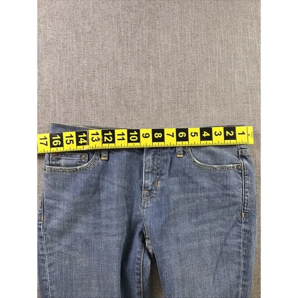 GAP 1969 Jeans Womens Size 8L Blue Perfect Bootcut Mid Rise Med Wash Denim 2007 - Picture 6 of 12